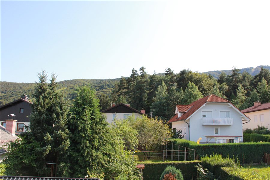 Pogled iz sobe proti zelenemu Pohorju